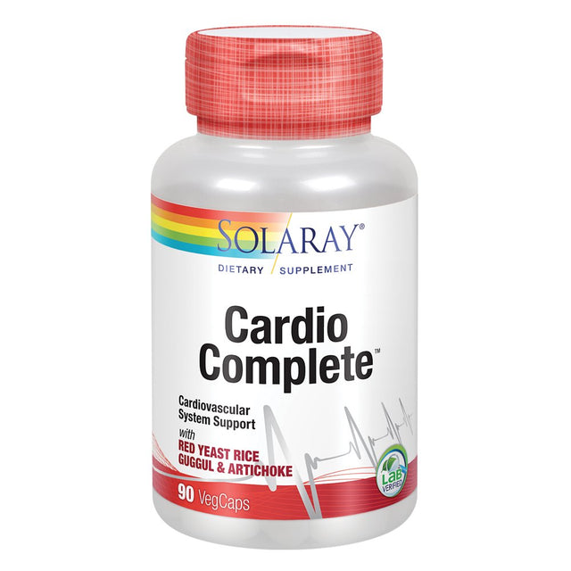 Solaray Cardiocomplete, Cardiovascular System Support | Red Yeast Rice, Guggul & Artichoke Extracts & More | 90 Vegcaps