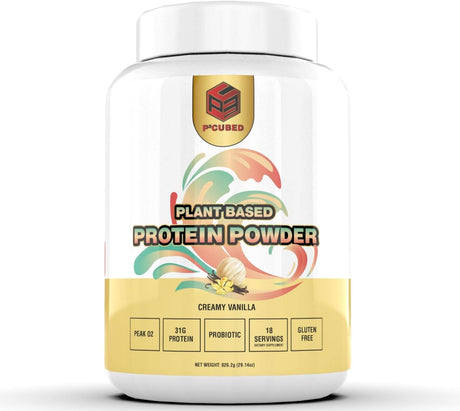 Plant Protein Powder, Sport 31G, Vegan, Keto, Meal Replacement, Probiotics, Plant Based, Peak 02, Pre and Post Workout, Low Carbs, Non Dairy, Gluten Free, Sugar Free, 2 Lb