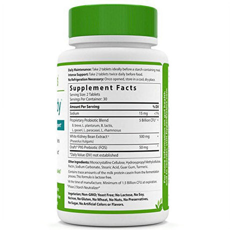 Hyperbiotics Better Body - Designed for Weight Managemet - Formulated with White Kidney Bean Extract & Orafti P95 Probiotics - 60 Time Release Tablets