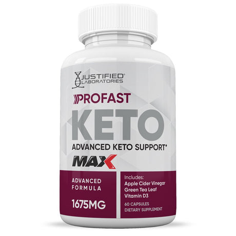 (3 Pack) Profast Keto ACV MAX Pills 1675Mg Alternative to Gummies Dietary Supplement 180 Capsules