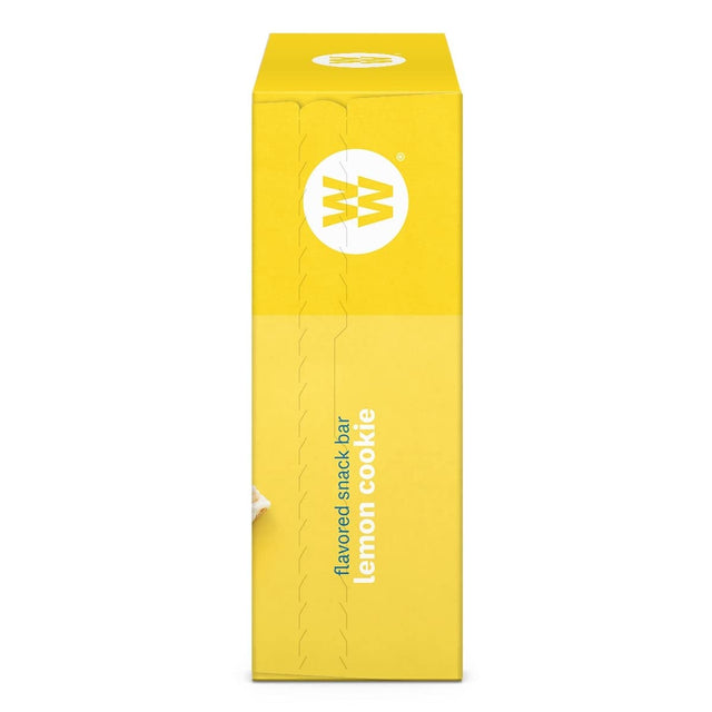 WW Lemon Cookie Mini Bar - High Protein Snack Bar, 2 Smartpoints - 1 Box (12 Count Total) - Weight Watchers Reimagined