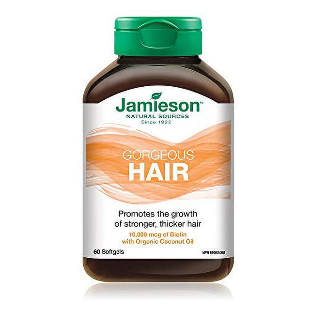 Jamieson Laboratories Gorgeous Hair, 60 Softgels