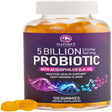 Nature’S Acidophilus Probiotics for Women & Men Gummies, 5 Billion CFU, 6 Strains, Daily Probiotic Supplement Gummy to Support Digestive Health, No Refrigeration Needed, Orange Flavor - 120 Gummies