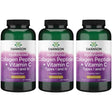 Swanson Hydrolyzed Collagen Peptides + Vitamin C Types I and Iii 3 Pack