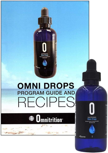 Omni Drop Program Bundle of 3 Products - the "Get Started Package" Includes Omni Drops Diet Drops with Vitamin B12 - 4 Ounce Bottle with Program Guide, Omni IV with Glucosamine, Omnitrim Nite Lite