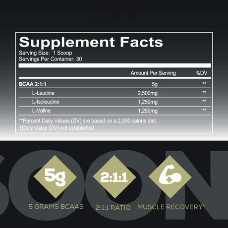 REDCON1 Basic Training BCAA - Sugar Free Branched Chain Amino Acid Powder - Contains 3 Essential Amino Acids Leucine, Isoleucine & Valine - Post Workout Recovery (30 Servings)