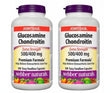 Webber Naturals Glucosamine & Chondroitin Sulfate Capsules Healthy, 300-Count, 2-Pack | Joint Health Support