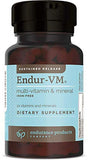 ENDUR-VM - without Iron – Sustained-Release Daily Multi-Vitamin - Vitamin A, Vitamin C, Vitamin D, Vitamin E, Vitamin B12 - Zinc for Immune Health Support + Calcium & More - 150 Tablets