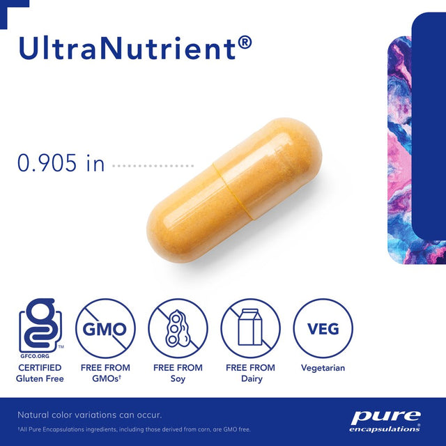 Pure Encapsulations Ultranutrient | Multivitamin Supplement to Support Liver, Cardiovascular Health, and Antioxidants* | 180 Capsules