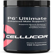 Cellucor P6 Ultimate Enhanced Support for Men Supports Muscle Growth & Strength Natural Support Supplement with Peakatp, Peptistrong, LJ100, Elevatp, DIM, & Senacti 150 Capsules