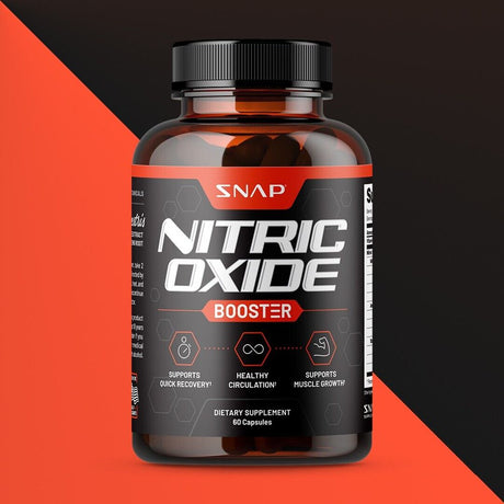 Nitric Oxide Booster Supplement - L-Arginine, L-Citrulline 1500Mg - 60 Capsules