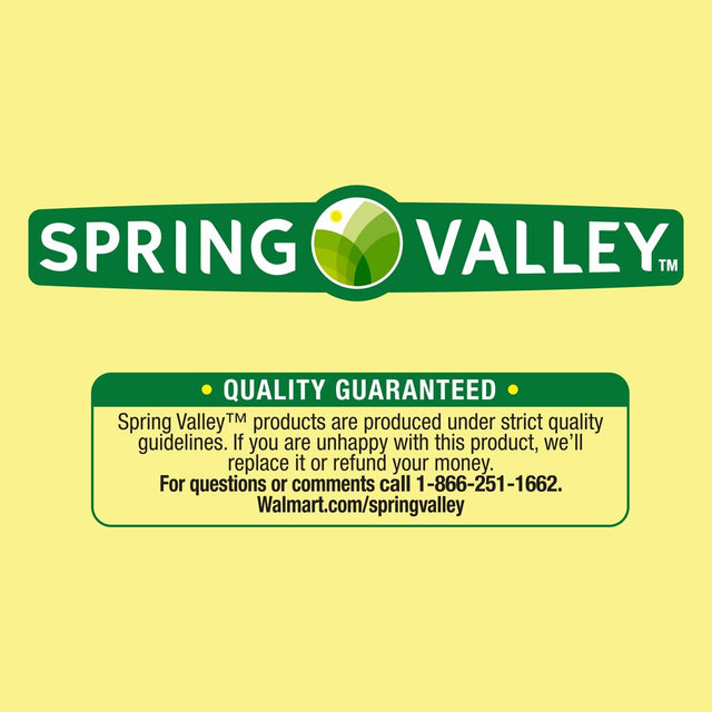 Spring Valley Vitamin D3 Softgels, 5000 IU, 100 Count