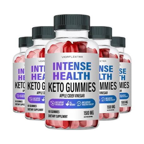 Intense Health Keto Gummies - Intense Health Keto Apple Cider Vinegar Gummies (5 Pack)