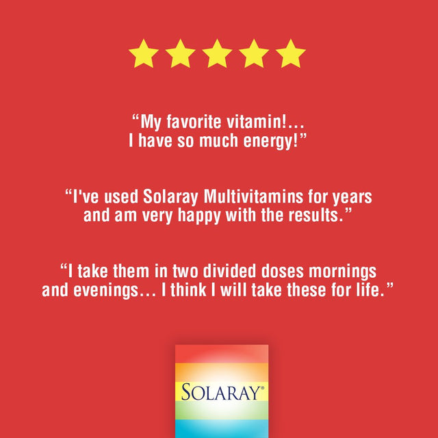 Solaray Spectro Multivitamin with Iron | Cal/Mag, Energizing Greens & Herbs with Digestive Enzymes | 100 Caps | 17 Serv.