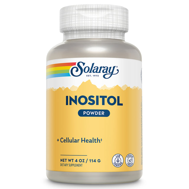 Solaray Inositol, Powder, Unflavored (Btl-Plastic) 700Mg | 4Oz