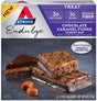 Atkins Endulge Chocolate Caramel Fudge Dessert Bar, Protein Snack, High in Fiber, 1G Sugar, Keto Friendly, 5 Count