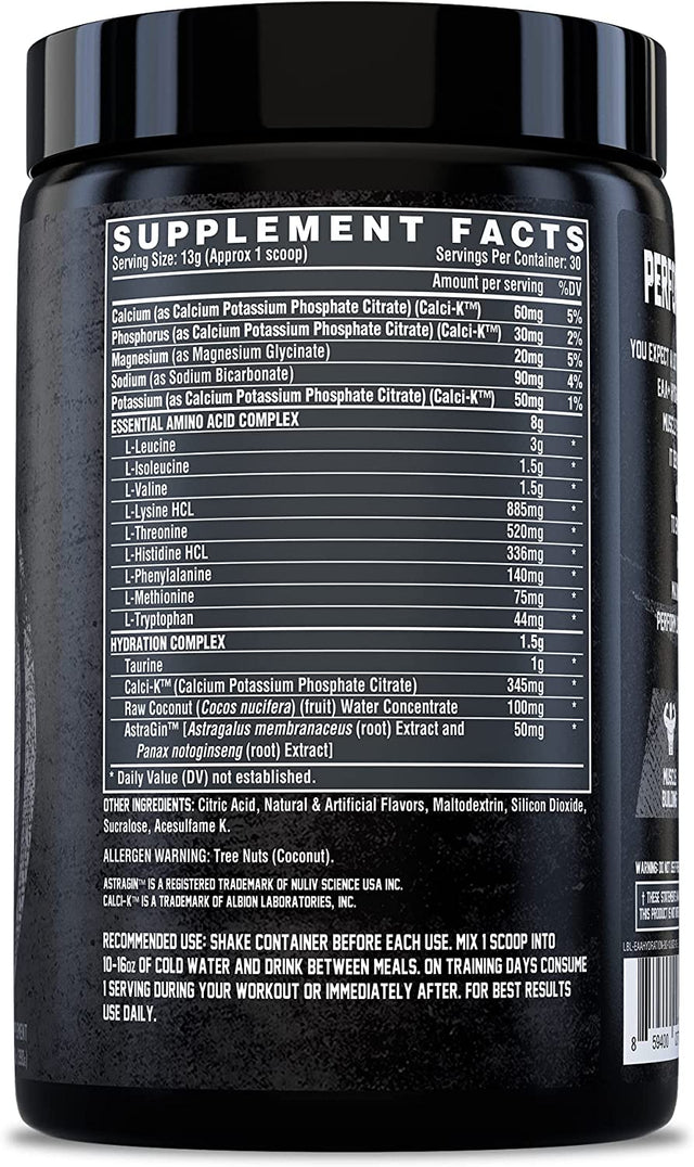 Nutrex Research EAA Hydration | Eaas + Bcaas Powder | Muscle Recovery, Strength, Muscle Building, Endurance | 8G Essential Amino Acids + Electrolytes | Blood Orange Flavor 30 Serving