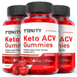 (3 Pack) Trinity Keto ACV Gummies - Supplement for Weight Loss - Energy & Focus Boosting Dietary Supplements for Weight Management & Metabolism - Fat Burn - 180 Gummies