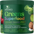 Organic Super Greens Powder Superfood - Original Organic Greens Superfood Smoothie Mix Powder, Antioxidants & Probiotics, Spirulina, Chlorella, Whole Foods, Digestive & Gut Health Support, 28 Servings