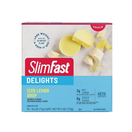 Slimfast Delights Iced Lemon Drop Snack Cup 10 Ct