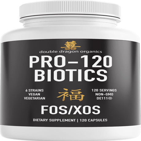 Probiotics for Men & Women with FOS XOS DE111, 120 Capsules