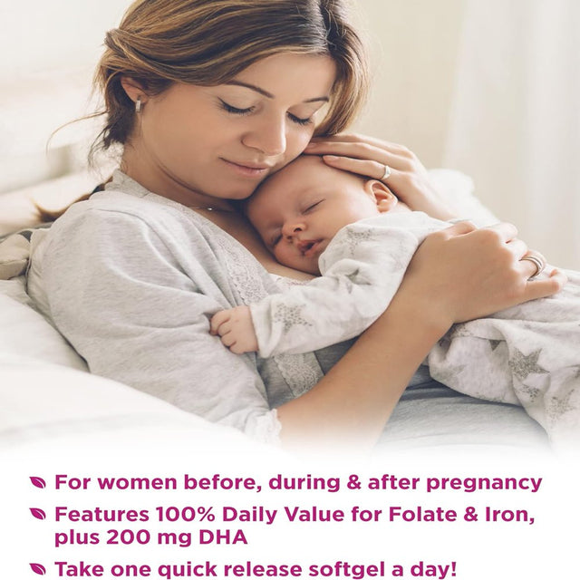 Prenatal Vitamin for Women | 120 Softgels | Non-Gmo & Gluten Free Mineral Supplement with DHA and Folic Acid | by Nature'S Truth