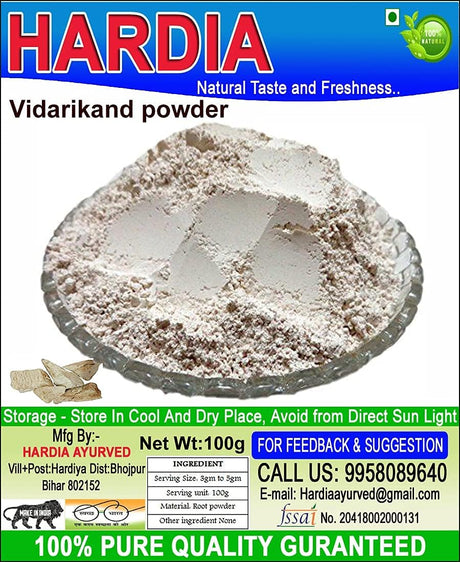 Hardia Vidarikand Powder 100Gm