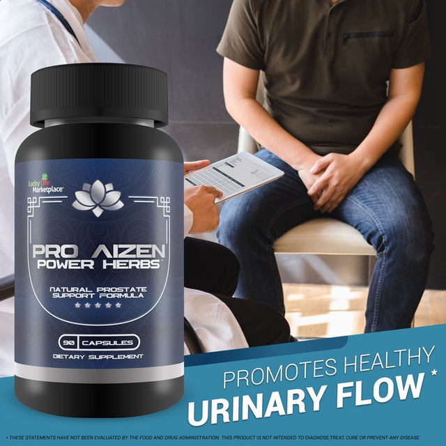 Pro Aizen Power Herbs - Male Prostate Support Supplement - Aid Healthy Urinary Flow & Bladder Emptying - Inflammation Support - Prostate Size Support - Promote Male Prostate Health