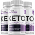 Carb Control Keto - Ketogenic Weight Loss - Energy & Focus Boosting Dietary Supplements for Weight Management & Metabolism - Advanced Fat Burn Raspberry Ketones Pills - 180 Capsules (3 Pack)