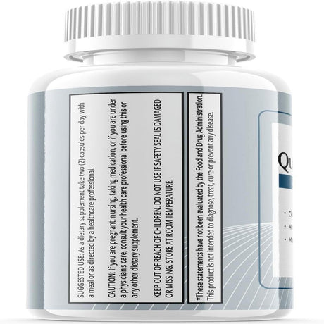 (2 Pack) Quietum plus - Dietary Supplement for Hearing - Tinnitus Support for Healthy Middle and Inner Ear Structures, Cognitive and Nootropic Support, Nerves and Blood Supply - 120 Capsules