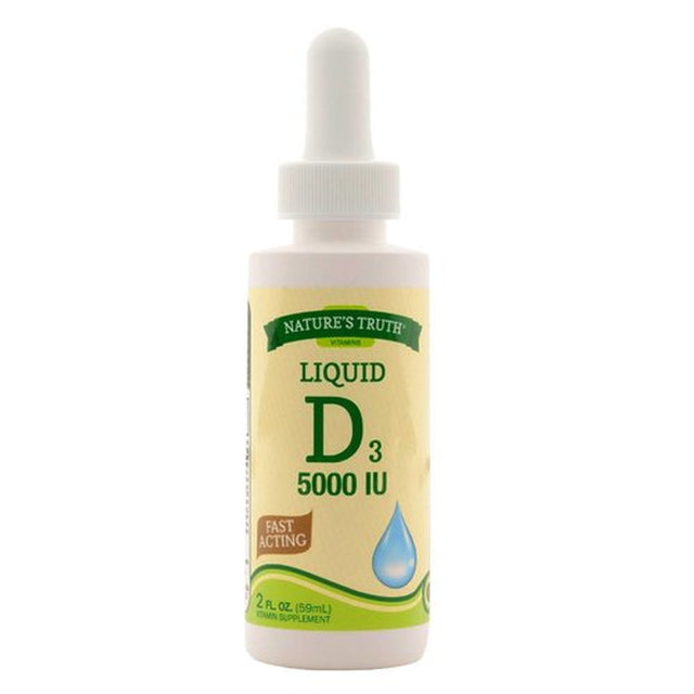 Natures Truth Vitamin D Liquid 5000 IU, 2 Oz, 6 Pack