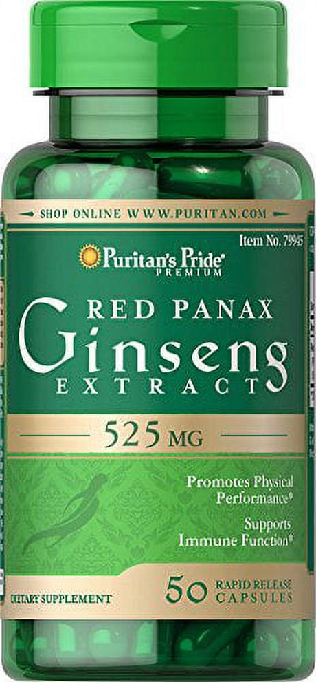 Red Panax Ginseng Extract 525 Mg