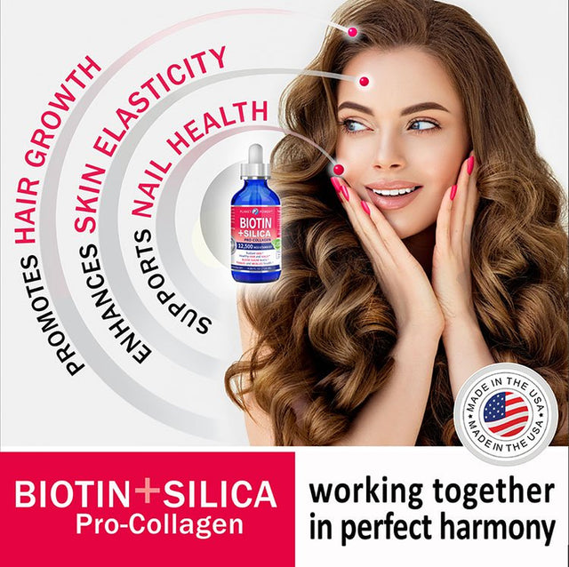 Vegan BIOTIN Drops with SILICA Pro-Collagen