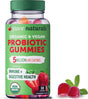 Yuve Vegan USDA Organic Probiotic Gummies - 5 Billion CFU - Promotes Digestive Health & Immunity - Helps with Constipation, Bloating, Detox, Leaky Gut & Gas Relief - Natural, Non-Gmo, Gluten-Free 30Ct