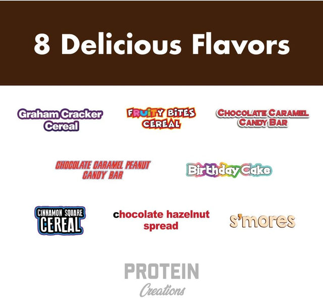 Protein Creations Protein Powder Blend by Nutraone – Indulgently Flavored and Amino Acid Free Protein Powder (Chocolate Caramel Peanut Candy Bar – 3.06 Lbs.)