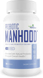 Probiotic Manhood - Premium Male Formula - Male Prebiotics and Probiotics for Men - Premium Formula to Support Male Health - Gut Health - Mood - Digestive & Immune Health