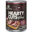 Wellness CORE Hearty Cuts Natural Wet Grain Free Canned Dog Food, Beef & Venison, 12.5-Ounce Can (Pack of 12)