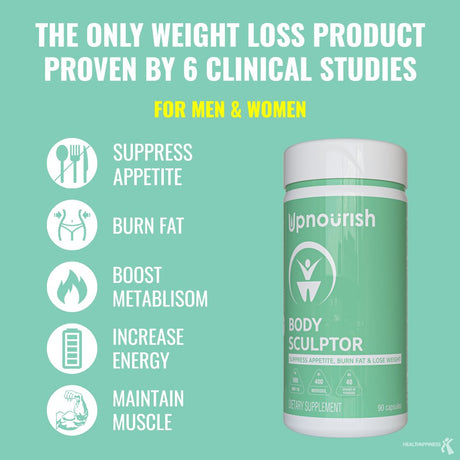 Clinically Proven Weight Loss Pills for Women & Men - Appetite Suppressant, Thermogenic Fat Burner & Metabolism Booster Diet Pills for Fast Fat Burn & Stomach Belly Fat Loss - 90 Vegan Capsules