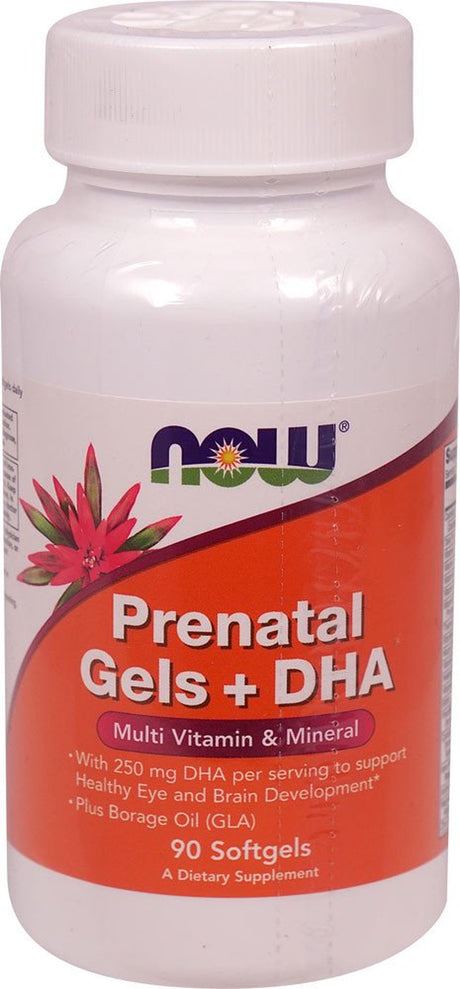 Now Foods Prenatal Gels + Dha -- 90 Softgels