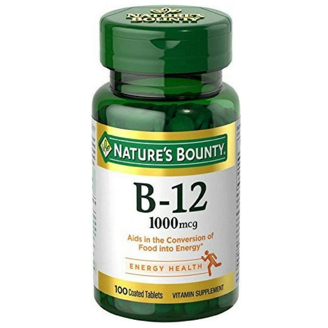 Nature'S Bounty Vitamin B-12 1000 Mcg Tablets 100 Ea