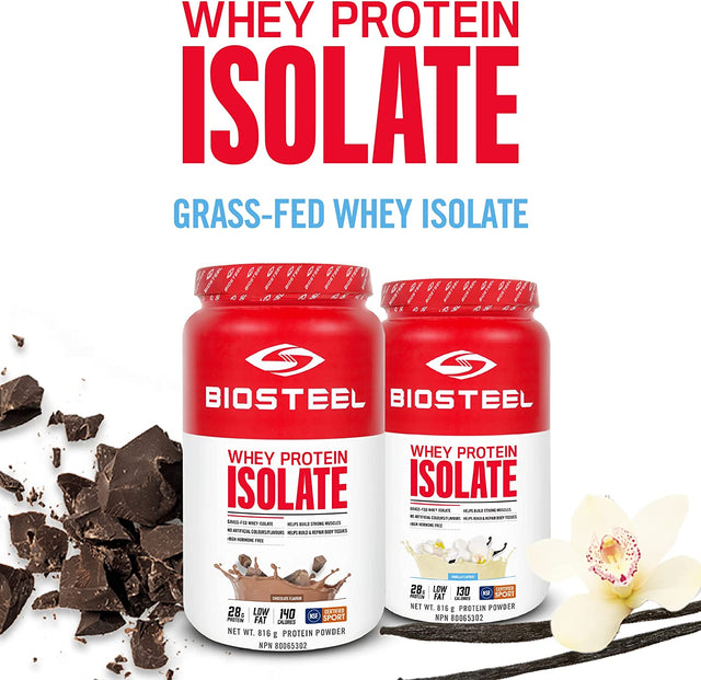 BIOSTEEL Protein Whey Isolate Vanilla, 816 GR