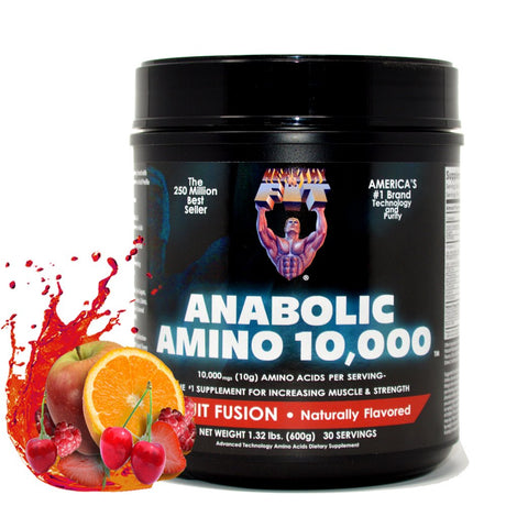 Healthy N Fit Anabolic Amino 10,000 Powder Fruit Fusion 1.32 Lbs