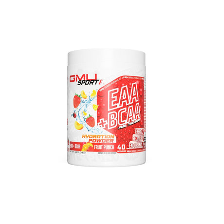 GMU Sport BCAA + Eaas Hydration and Recovery Powder Drink Mix (Fruit Punch)