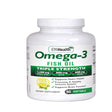 Effihealth Omega-3 Fish Oil - Triple Strength 2500Mg Fish Oil, 1200Mg EPA, 600Mg DHA - Supports Hearth Health, Brain Health and Immune Support Lemon Flavor, Burpless Fish Oil