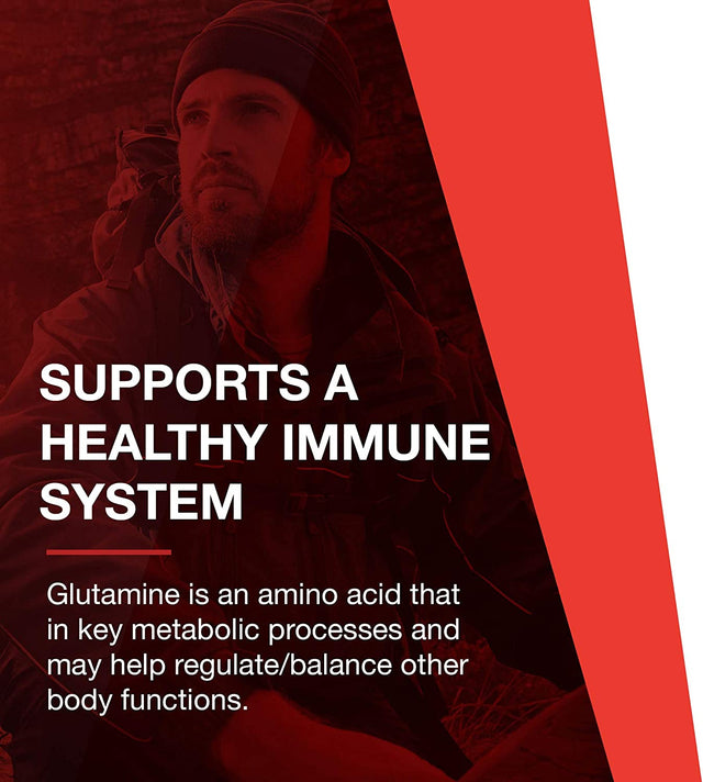 Protocol L-Glutamine 5G Powder - Immune Support, Nitrogen Balance, Gut & Brain Health - Amino Acids Supplement - L-Glutamine Powder - Kosher - 1 Lb - 91 Servings