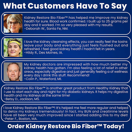 Kidney Restore Bio Fiber, Supports Kidney Health and Toxin Elimination, 2.5 Lbs.