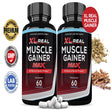 (2 Pack) XL Real Muscle Gainer Max Men’S Health Supplement 120 Capsules