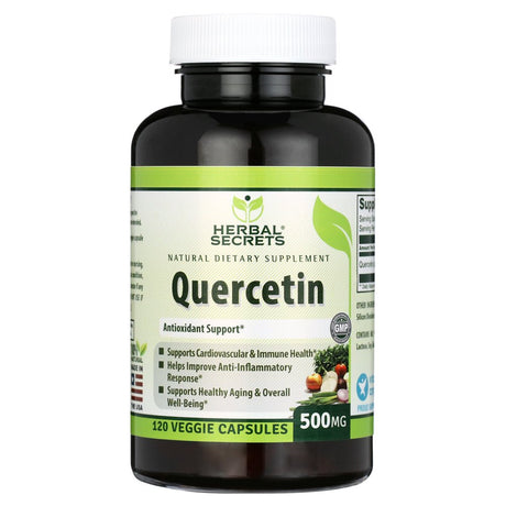 Herbal Secrets Quercetin 500 Mg 120 Vcaps