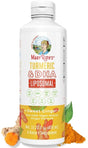 Maryruth Organics | Turmeric & DHA Liposomal | Enhanced Absorption | Mood Balance and Joint Support | Sweet Ginger | Vegan | 15.22 Fl Oz / 450Ml