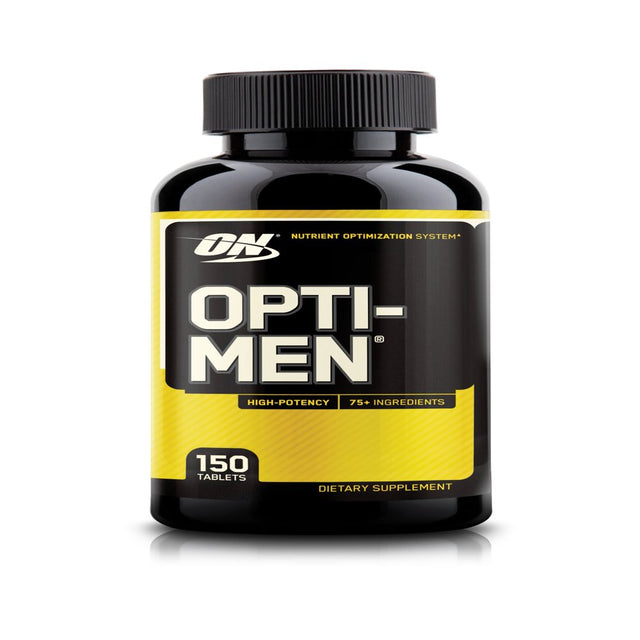 OPTIMUM NUTRITION Opti-Men, Mens Daily Multivitamin Supplement with Vitamins C, D, E, B12, 150 Count